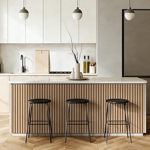 myforHD Wood Peel and Stick Wallpaper E 17.3 x 118 Inches Faux Wood Contact Paper