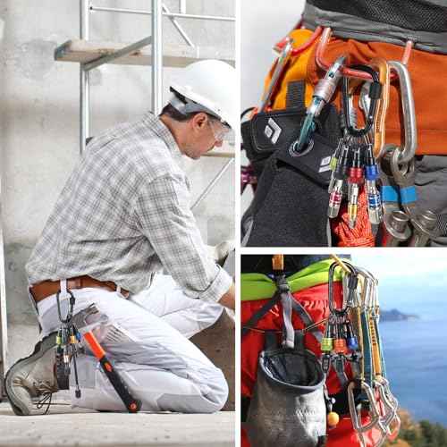 1/4 inch Hex Shank Bit Holders Keychain Quick-change Design for Nut Driver Screwdriver Drill Bit Gift for Men