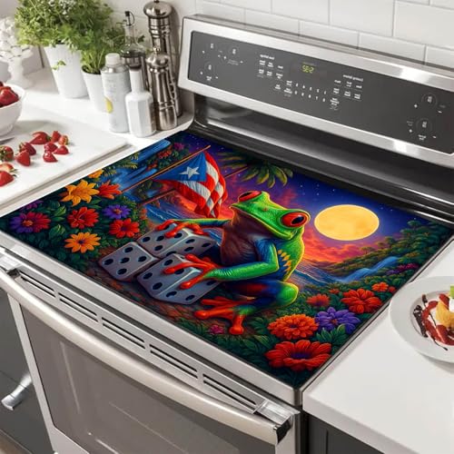 HOMETITUTE Frog Stovetop Cover 28x20 Diatomite Heat Protector for Cooktop