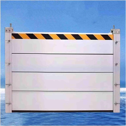 Flood Water Barrier Door Wide Basement Windows Warehouse Street Temporary Dams/Detachable Mobile Rain Water Baffle, Aluminum Flooding Wall,H 80cm/2.6ft,W 3FT/91CM