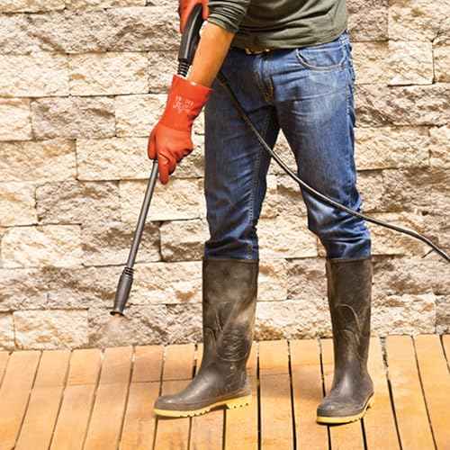 SHOWA Atlas 620 Double-Dipped PVC Chemical Resistant Safety Work Glove with Cotton Liner, 12" Length, Large (1 Pair)