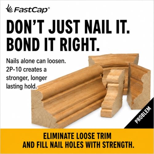 FastCap 80208 2P-10 Thick Wood Adhesive Glue 2.25 Oz Refill for Professional Woodworking