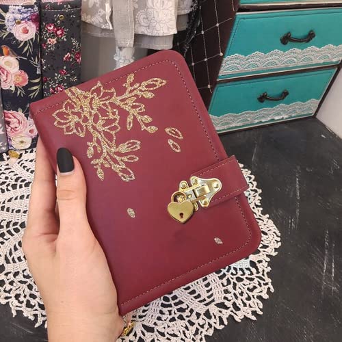 Waziaqoc 2PCS Heart Shaped Padlocks, Small Gold Padlock with Keys Metal Decorative Locks for Jewelry Box Storage Box Diary Mini Bags