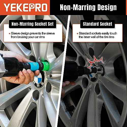 1/2-Inch Drive 17mm x 17.5mm Flip Lug Nut Socket, 1PC