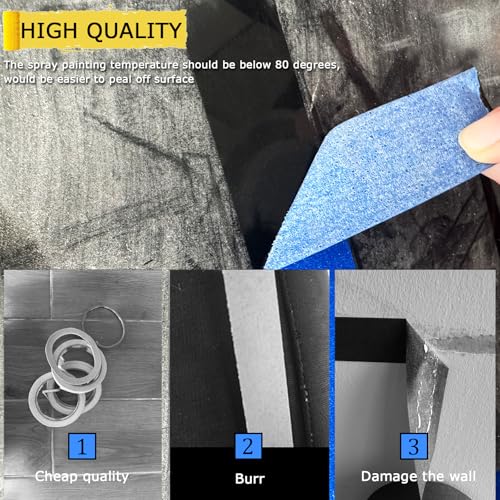 SmaringRobot 4 Rolls Blue Painter's Masking Tape - 0.94in x 22yd, No Residue, Indoor & Outdoor Use