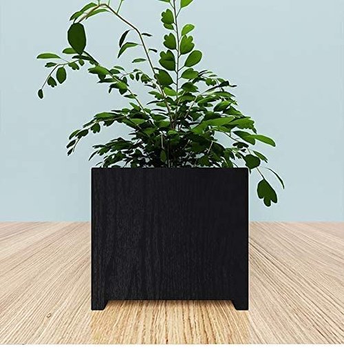 Black Wallpaper - Wood Peel and Stick Wallpaper – Black Wood Self-Adhesive & Removable Wall Paper for Countertop Furniture Kitchen Wall, Countertop Contact Paper, Easy to Clean, 17.7” × 118” Vinyl