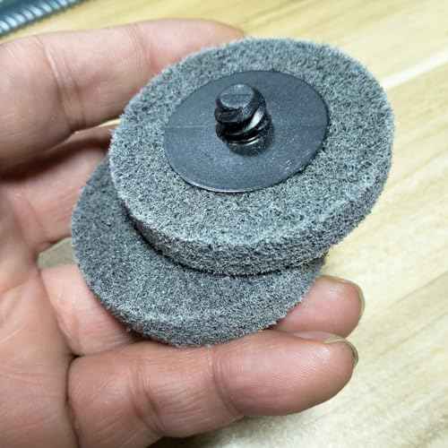 Luo ke 10 Pcs 2 Inch Sanding Discs Quick Change Silicon Carbide Surface Preparation Wheels for Drill & Die Grinder Sanding Disc, Paint Stripper & Rust Removal