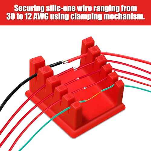 2PCS Soldering Station Clamp,Plastic Wire Clamp Bracket,Welding Soldering Station Clamp,Suitable for Various Size Wire