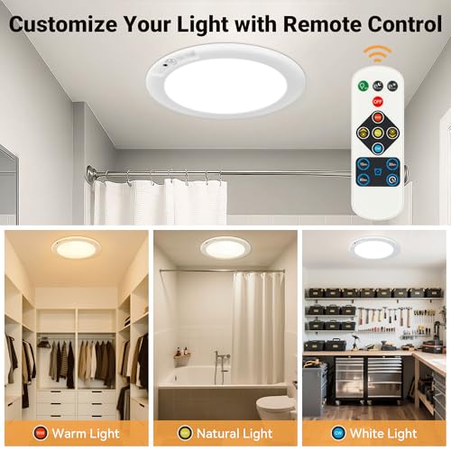 Rodalims Multicolor Rechargeable Wireless Closet Lights with Motion Sensor - 1 Pack