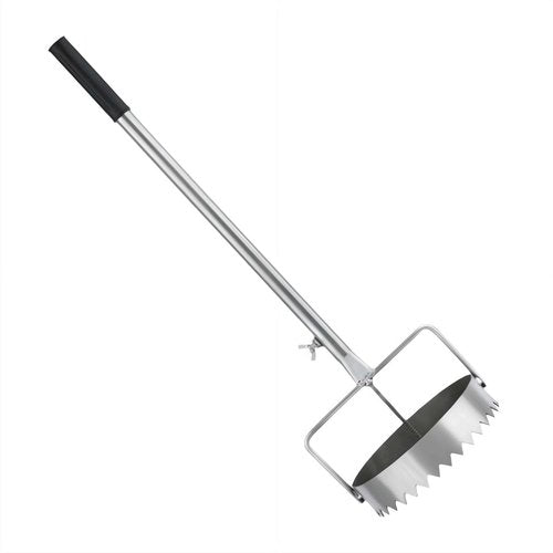 Bulb Planter Tool Long Handle Multipurpose Sod Remover with Serrated Base,Plugger Digging Holes for Greenhouse Garden Lawn Sod Cutter, Remover, and Plugger, Grass Planter