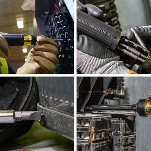 Klein Tools 15-in-1 Multi-bit Ratcheting Screwdriver - Standard Version