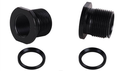 Thread Protector, 1/2 x 28 Convert to 5/8x24 with Crush Washer Steel (2pack)