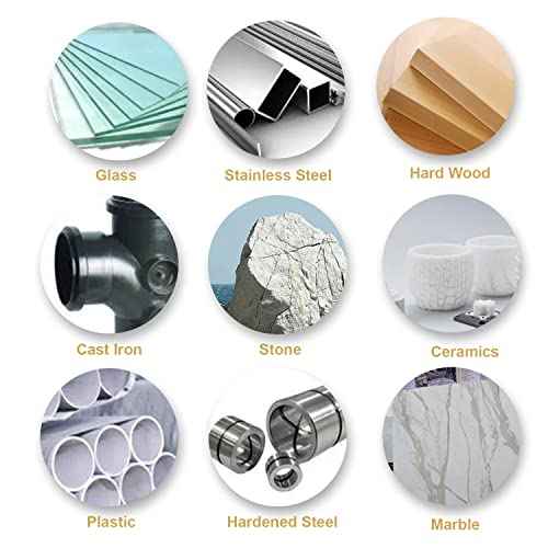 Carbide Burr Set 10PC 1/8" Shank Tungsten Double Cut Carbide Rotary Burr Set for Metal and Wood Carving, Grinding, Polishing, Engraving, Drilling.