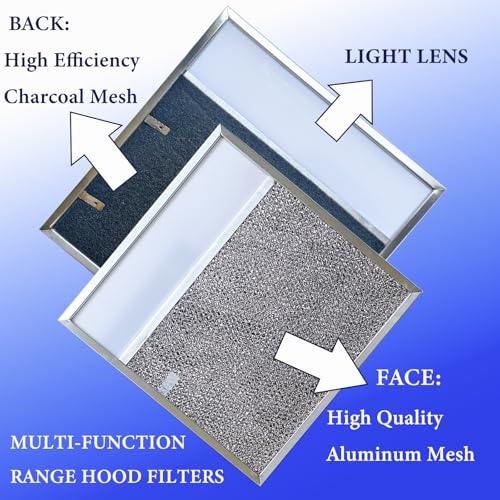 MADHUT BP57 Range Hood Filter with Light Lens 11-3/8 x 11-3/4 in for 43000 Series