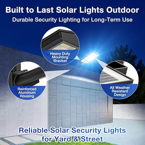 OKPRO 10000 Packs Solar Street Light 450,000LM Waterproof Outdoor Lighting