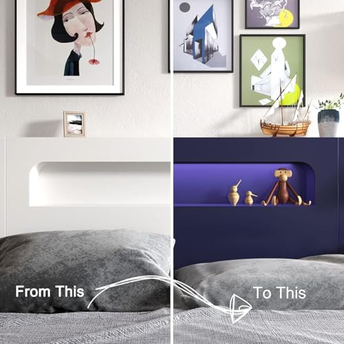 Decotalk Dark Blue Self Adhesive Wallpaper Peel and Stick Contact Paper 17.7"x120" for Cabinets & Walls