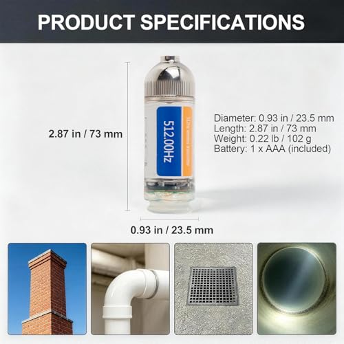 512Hz Sonde Transmitter, Flushable Remote Locator for Underground