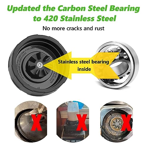Ruioaw 7-Fins Replacement Blade for Ninja Blender CO101B SS101Q SS151 - Durable 420 Stainless Steel
