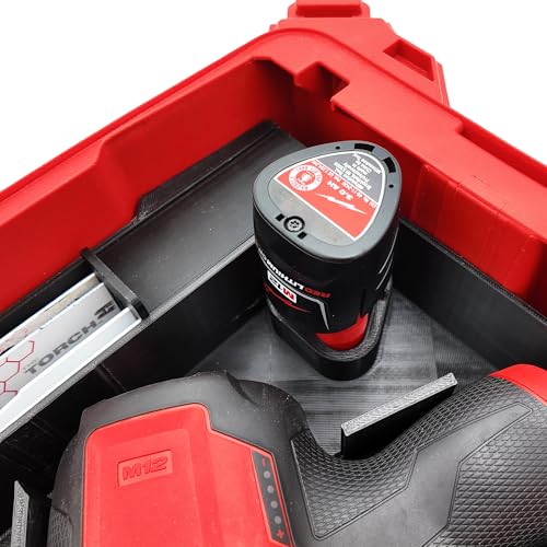 M12 Hackzall Liner for Milwaukee Packout Organizer- Works with FUEL Model (2520) and regular model (2420)