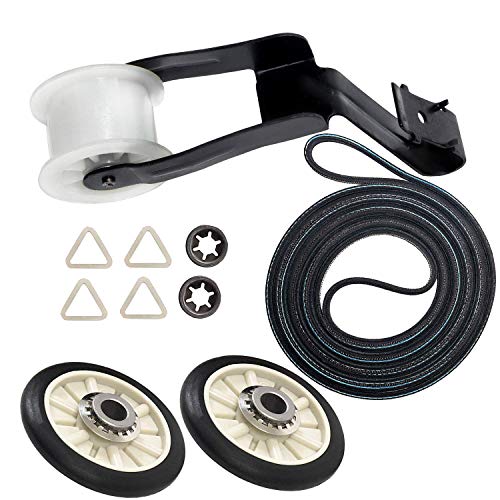 Seentech Upgraded 4392065 Dryer Repair Kit with 341241 Belt, 691366 Idler Pulley & 349241T Rollers for Whirlpool/Kenmore Maytag