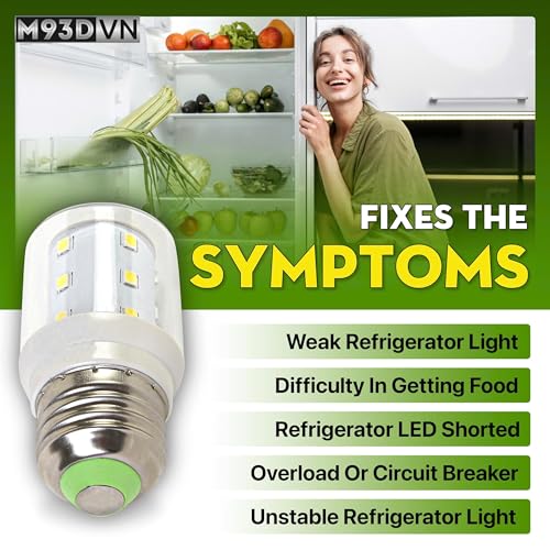 AZH Frigidaire LED Refrigerator Light Bulb 3.5W E27 Replacement 500 Lumen