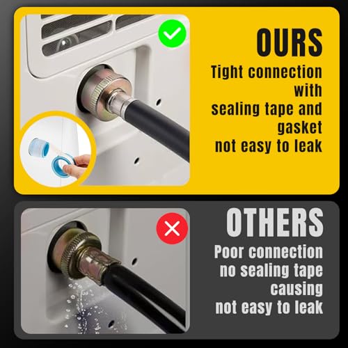5FT Dehumidifier Drain Hose with 3/4 in FHT Rust-Resistant Connector – EOUOBOMO