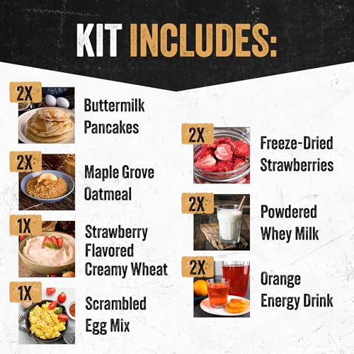 Ready Hour Emergency Food Supply Bucket - 128 Servings, 25-Year Shelf Life