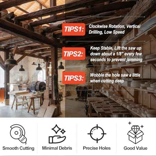 1-7/8 Inch Hole Saw with 9.1mm Triangle Shank Arbor, JTemgle Bi-Metal Hole Saw Heavy Duty Hole Cutting Tool for Cornhole Boards, Recessed Lights, Wood, Plastic, Drywall & Soft Metal