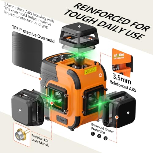 Ludotline L92 Green Laser Level with Tripod Set - 360° Self-Leveling Professional Construction Tool