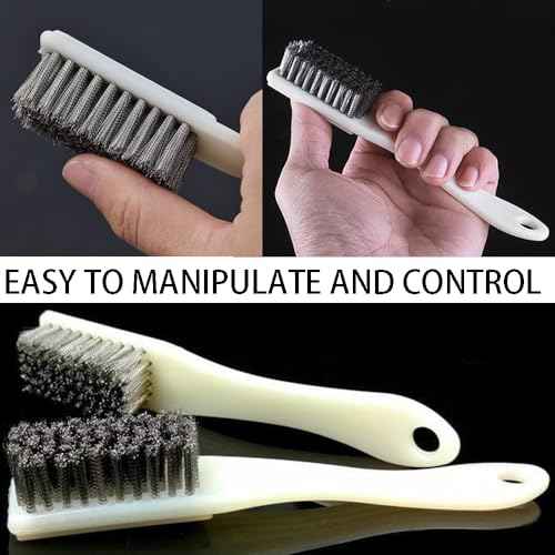 Welding Brush Wire Metal Brush Stainless Steel Cleaning Heavy Duty Tools for Cleaning Barbell Rust Removal Scrub