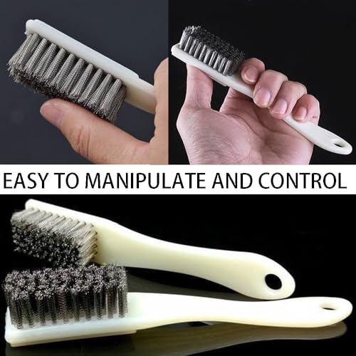Welding Brush Wire Metal Brush Stainless Steel Cleaning Heavy Duty Tools for Cleaning Barbell Rust Removal Scrub