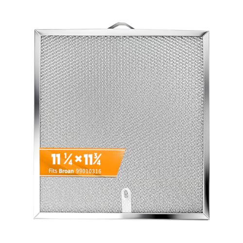 KeyTeam 11-1/4 x 11-3/4 in Stove Hood Filter, 99010316 Replacement - 1 Pack