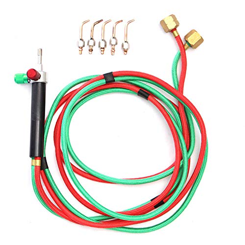Mini Gas Torch Soldering Jewelry Welding Micro Soldering Brazing Cutting Tools Kit & 5 Tips