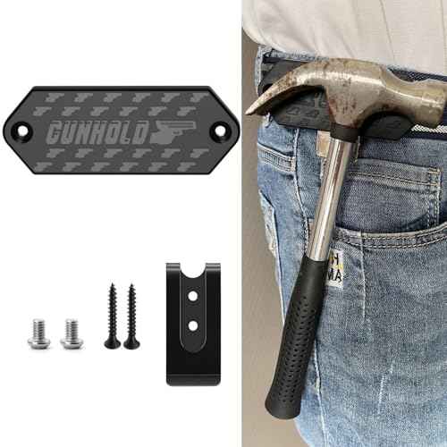 Magnetic Belt Tool Holder, Heavy Duty Tool Belt Clip, Storage Organizer for Screws, Hammer, Pliers, Drill Bit, Wrench, or Any Magnetic Tools and Hardware