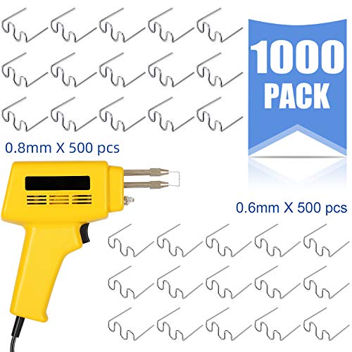 1000 Pieces Plastic Welding Staples for Bumper Repair - Hot Staples Welding Wire