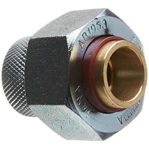 Eastman 20501 Dielectric Union, 1/2 inch FIP x 1/2 inch Solder, Brass