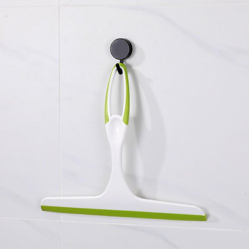 AWIIJVFG Household Glass Scraper Household Floor Scraper Can Be Hung with Labor-Saving Scraper Scraper, Clear Handle - Green