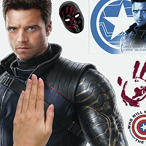 Roommates RMK4700GM Falcon Winter Soldier Peel and Stick Decals