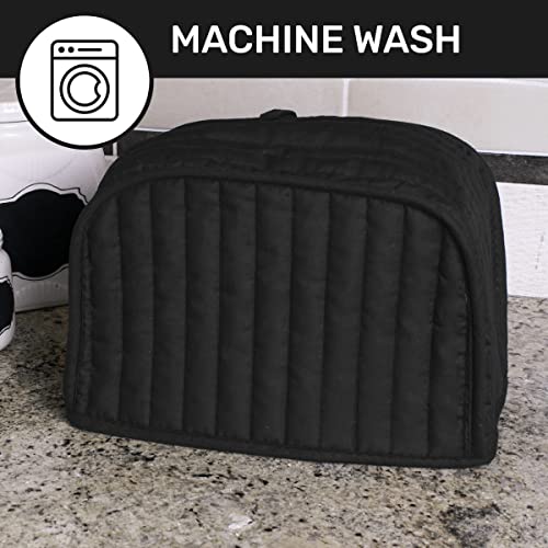 RITZ Quilted 2-Slice Toaster Cover, Black / 1 Count – Dust Protection