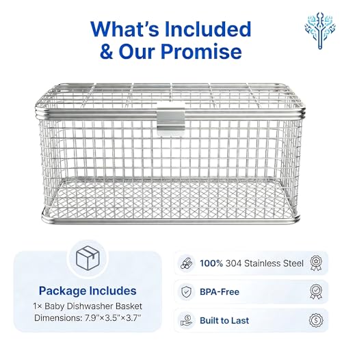 Viscogrip 18/8 Stainless Steel Dishwasher Basket for Small Items