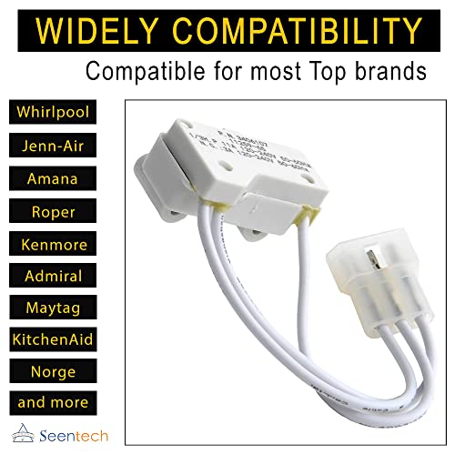 Seentech 3406107 Dryer Door Switch Replacement (Pack 1) Fits Kenmore/Whirlpool