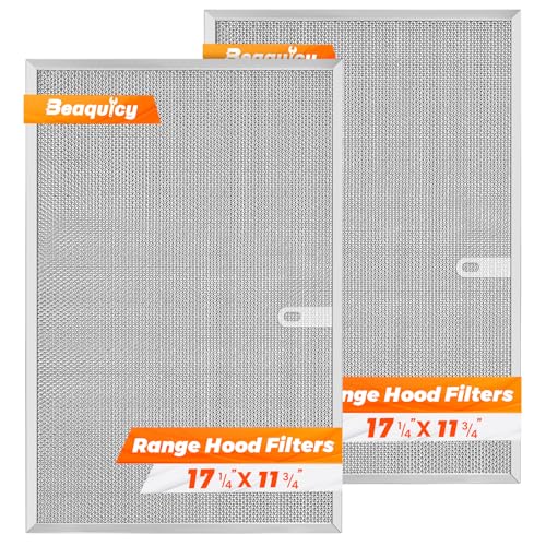 Beaquicy BPS1FA36 2-Pack Range Hood Filter 11-3/4" x 17-1/4" x 3/8" Fit 36" Allure WS1/WS2