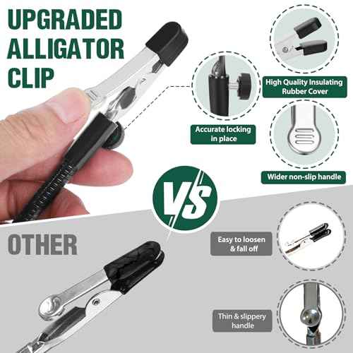 Magnetic Helping Hands Soldering Station, Third Hand Soldering Tool with Alligator Clips,PCB Circuit Board Holder,4 Flexible Gooseneck Arms & Non-slip base for Electronic Repair Soldering Craft Hobby