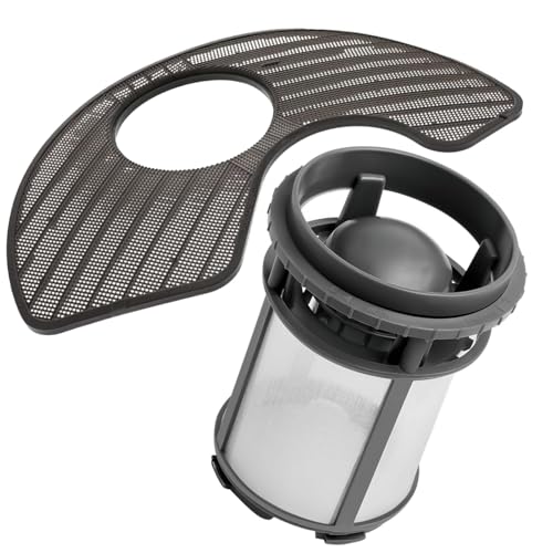 BigHead W10872845 Dishwasher Pump Filter Cup & WPW10463906 Screen Filter – 2-in-1 Replacement Kit