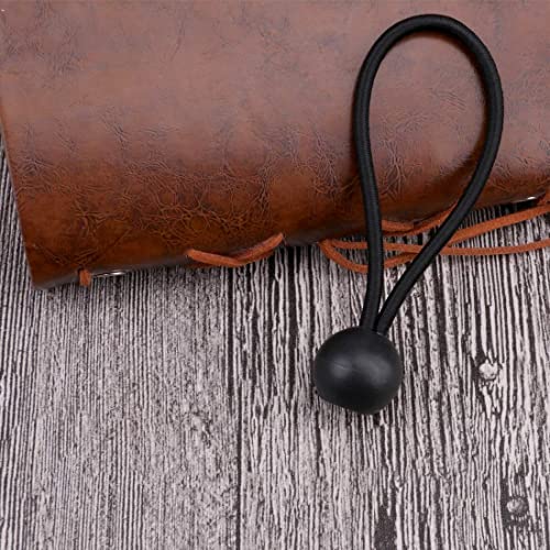 AOPRIE 30 Pack Heavy Duty 4-Inch Black Bungee Balls - Weather Resistant Tie Downs
