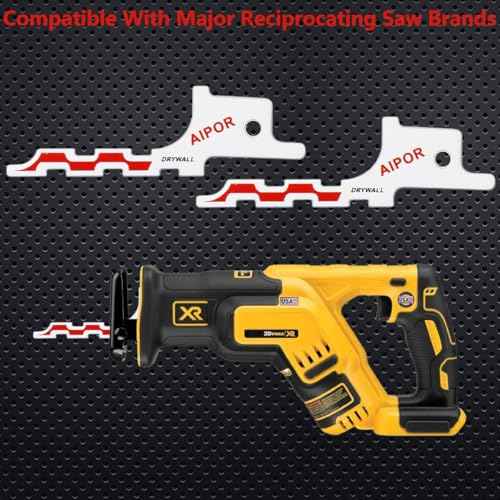 5 Pack 48-00-1640 for Milwaukee Electric Tool Drywall Reciprocating Saw Blade, Drywall Access Sawzall Blade, Blunt Point 48-00-1640 Drywall Reciprocating Saw Blade