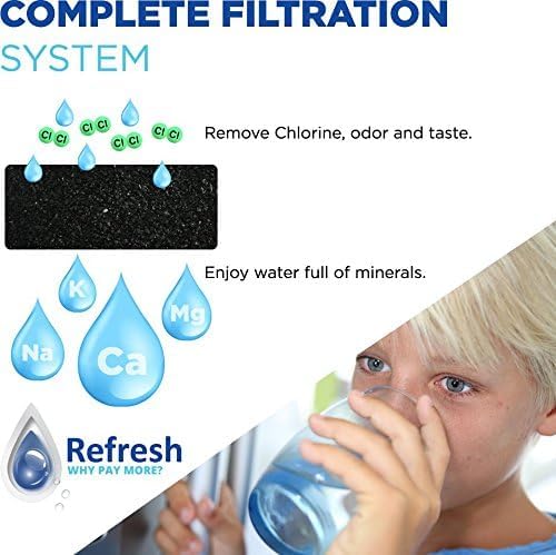 Refresh R-9006 Replacement Refrigerator Water Filter for UFK8001 / WF295 / WSM-2