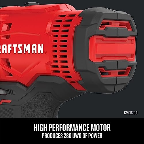 Craftsman V20 MAX Cordless Drill & Impact Driver 2-Tool Combo Kit with 2 Batteries