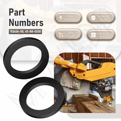 6 Pack 152636-00 Miter Saw Blade Adapter Ring (1" x 5/8") for Dewalt DW718, DWS780, DW704, DW705, 3660, 3680 12" Miter Saw, Replaces 45-88-0330