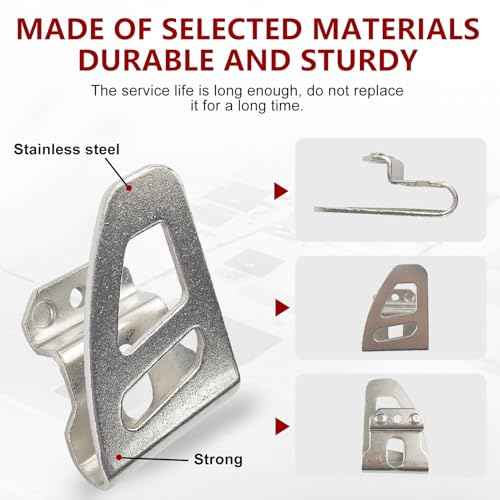 6PCS Belt Clip for Milwaukee, 42702653, Belt Hook Compatible with Milwaukee M18 Tools Hammer Drill Impact Driver Replace for 2604-20, 2604-22, 2604-22CT, 2797-22